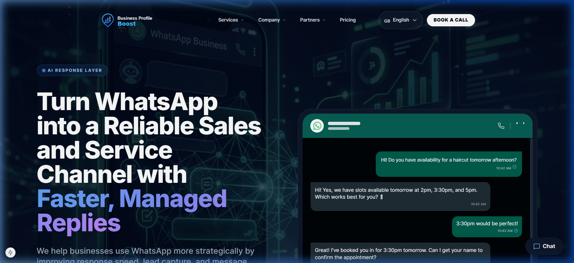 WhatsApp AI Automation Background