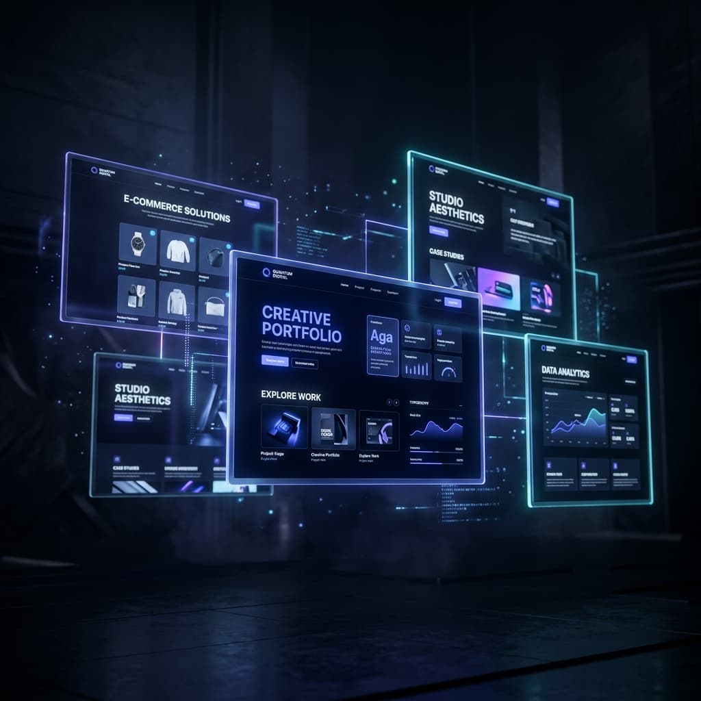 Premium website samples showcase